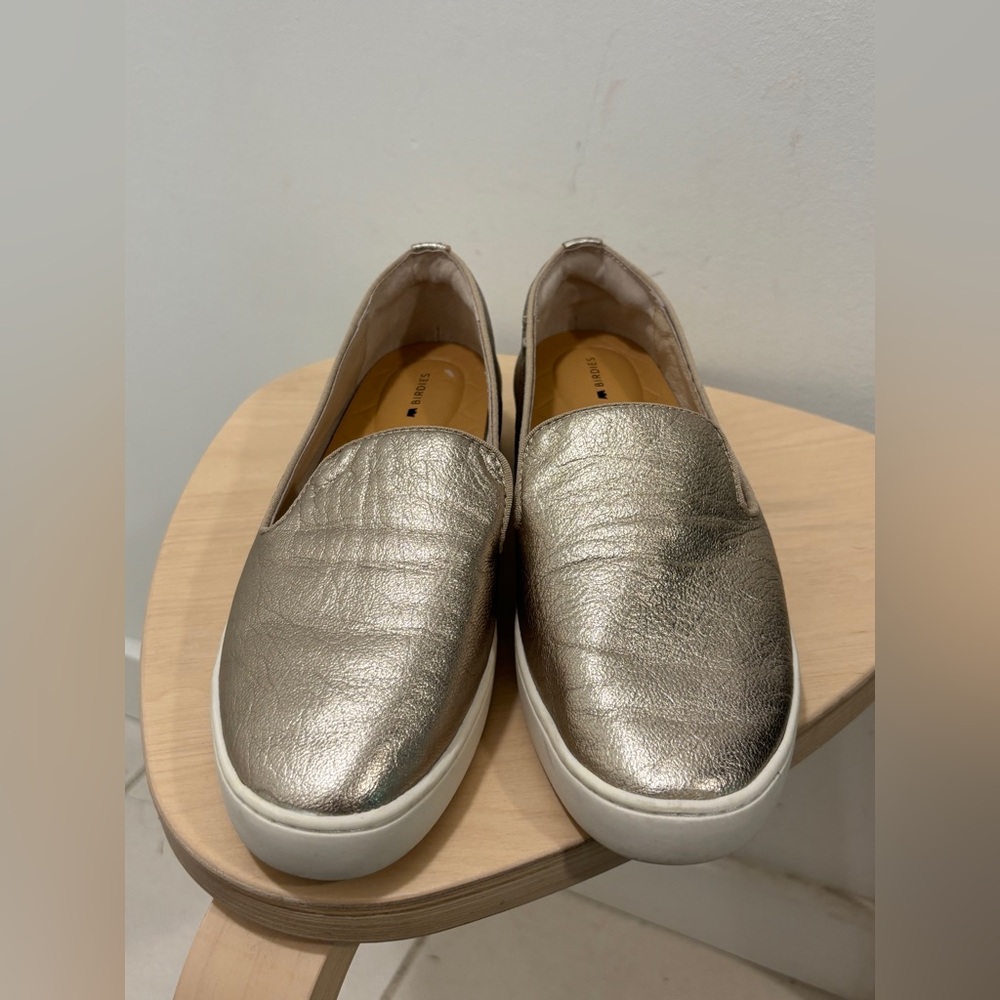 Birdies Metallic Slip-On Women's Shoes. Size 9